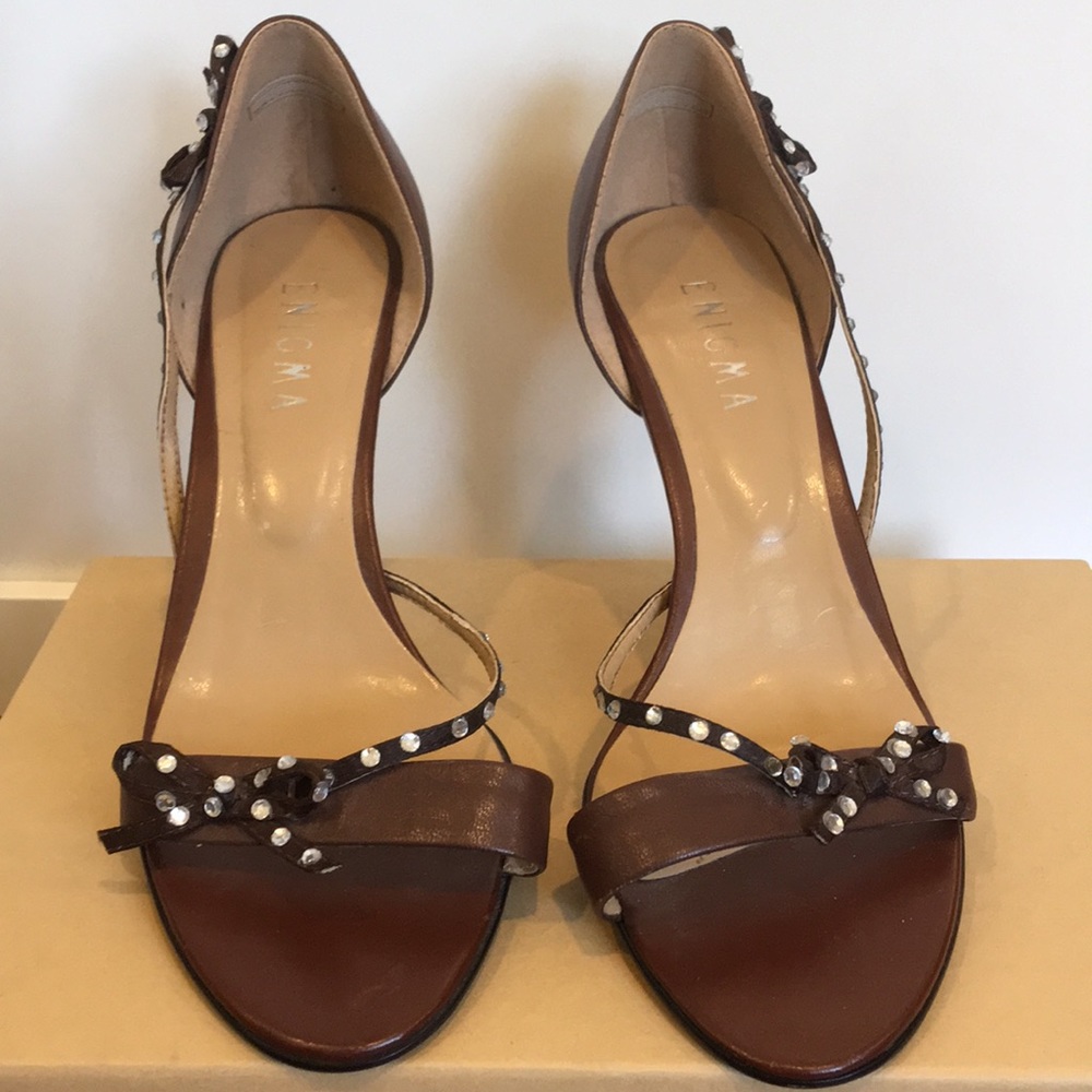 Enigma chocolate brown Dress Shoes